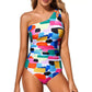 💥LAATSTE DAG SALE 50% KORTING🏖️🩱Éénschouder Badpak voor Dames – Vormend & Buikcorrigerend Badpak