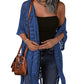🔥 TIJDELIJKE AANBIEDING: Slechts € 24.99!!😍 Oversized gebreid vest voor dames – Lichtgewicht gehaakt kimono-vest met kwastjes voor de lente en zomer 🌸