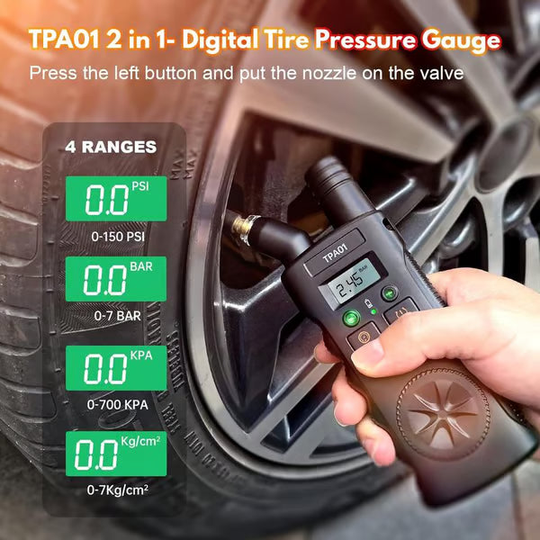 TPMS-Inleertool met Bandenspanningsmeter – productafbeelding