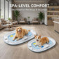 Waterbedmat voor huisdieren – Opblaasbaar, met water gevuld bed voor honden en katten, verkoelende zomermat voor huisdieren met dik, lekbestendig PVC-ontwerp, draagbaar kussen met ijsgevoel voor gebruik binnen en buiten