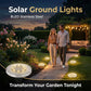 🔥 Topaanbieding: 50% KORTING 🔥 Roestvrijstalen grondlamp op zonne-energie met 8 LED-lampjes
