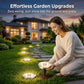 🔥 Topaanbieding: 50% KORTING 🔥 Roestvrijstalen grondlamp op zonne-energie met 8 LED-lampjes