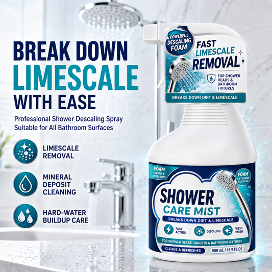 ❄️Summerfresh 50% KORTING!🚿Snelwerkende kalkverwijderingsspray voor de badkamer – Reiniger voor douche, kranen en kalkaanslag door hard water, 500 m