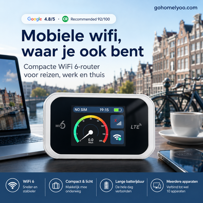 🔥Tijdelijke korting van 50%📶Mobiele hotspot met volledige wifi-dekking