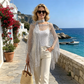 🏆 Last Day Special Price €15.99! 💐Summer Metallic Crochet Cover-Up – Lightweight, Flowy & Effortlessly Stylish summer outfit