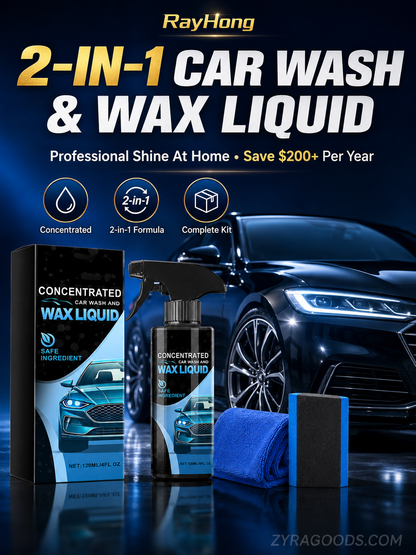 ✨Zachte en effectieve reinigingsspray voor auto's (met spons en doekje)