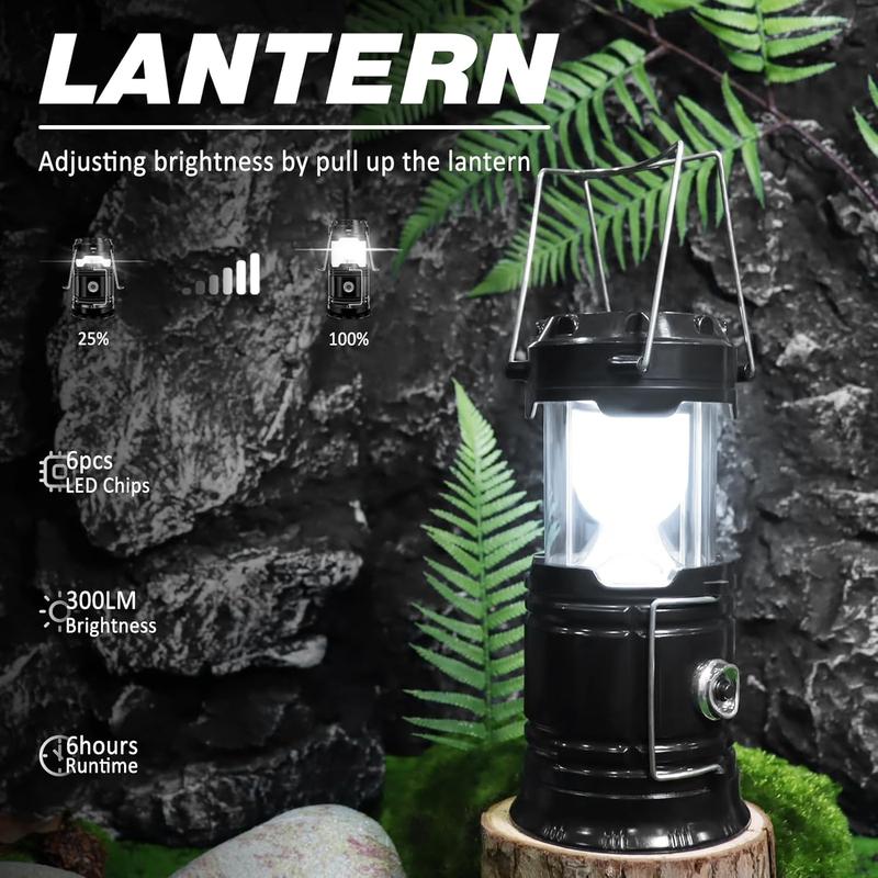 Inklapbare Solar-Kampeerlamp – productafbeelding