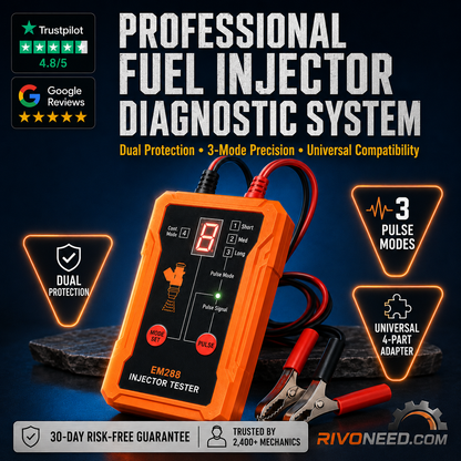 🚗 Professionele 4-Modus Brandstofinjector Tester & Reiniger – Herstel Motorprestaties