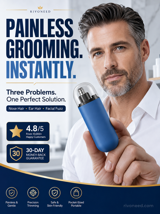✨ Elektrische Neushaartrimmer met TurboPower – Verwijder Overtollig Haar in Seconden, Pijnloos & Waterdicht – Nu HALVE PRIJS!