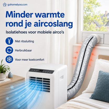 🔥Isolatiehoes voor aircoslangen: onmisbaar in huis tijdens de zomer