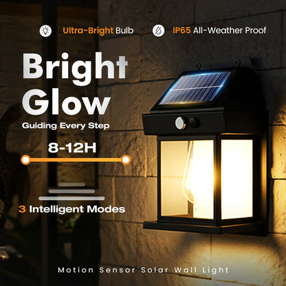Solar-Wandlamp met Bewegingssensor – productafbeelding