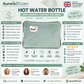 Oplaadbare Elektrische Warmwaterkruik met Hoes – productafbeelding