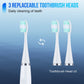 Elektrische waterflosser met borstel