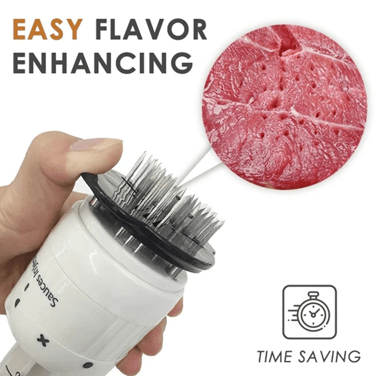 Vleesvermalser met marinade-injector – productafbeelding