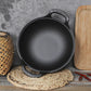 🍳🔥 Dikke, ongecoate ijzeren pan – 50% KORTING! Robuust, hittebestendig, duurzaam – perfect voor het op hoge temperatuur aanbraden en gezond koken. 💪