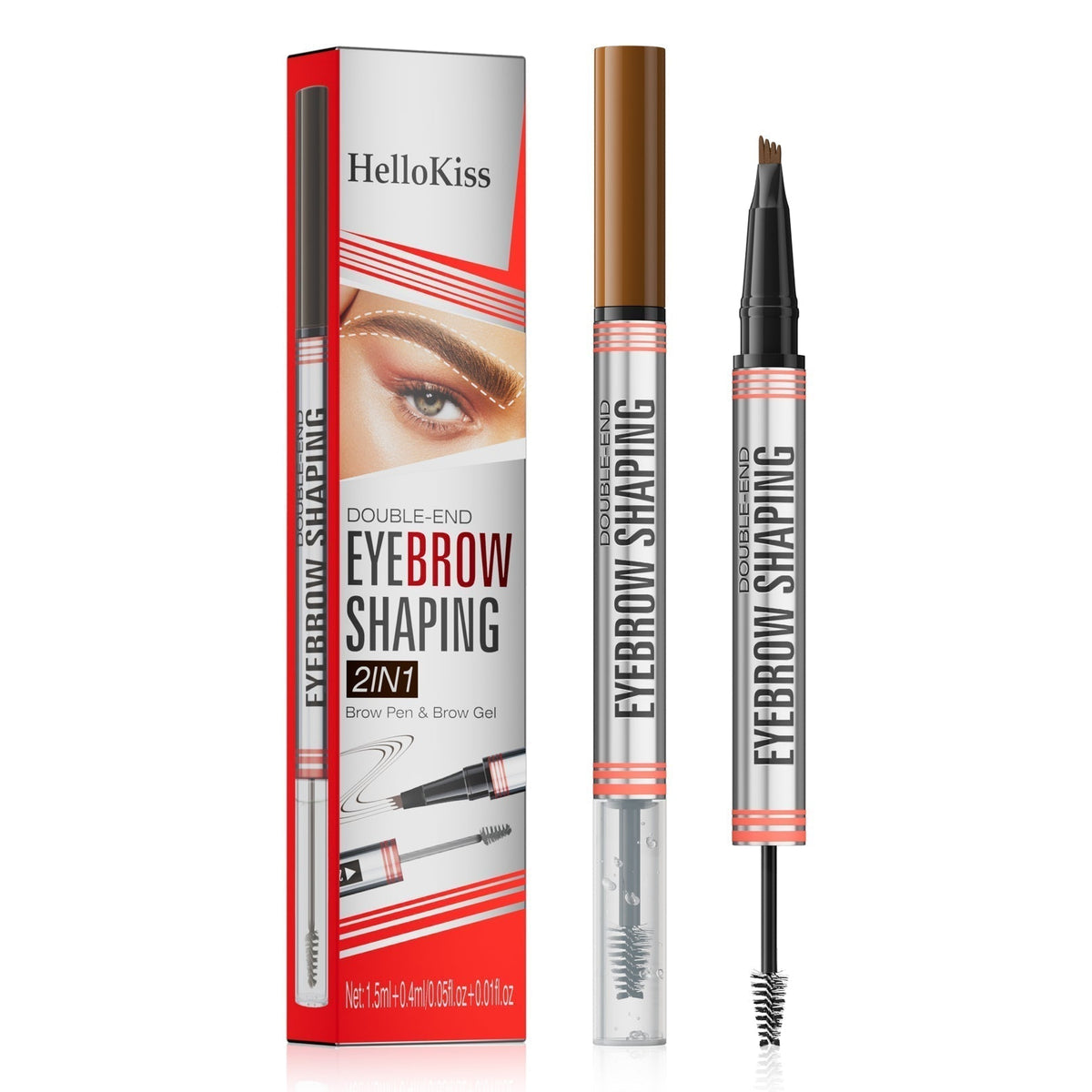 2-in-1 Wenkbrauwpen en Fixerende Gel – productafbeelding