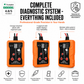 🚗 Professionele 4-Modus Brandstofinjector Tester & Reiniger – Herstel Motorprestaties