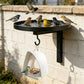 🐦💧 50% KORTING! Aan de muur te bevestigen metalen vogelbad – weerbestendig, gemakkelijk schoon te maken en ideaal voor de tuin, het balkon en het terras 🌿