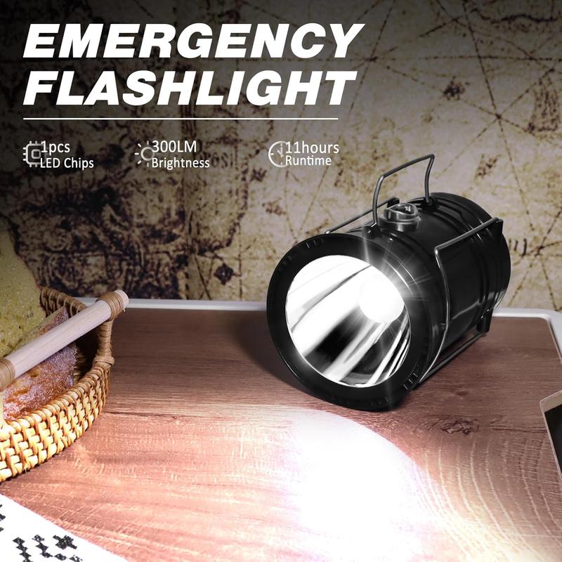 Inklapbare Solar-Kampeerlamp – productafbeelding