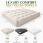 ⏰🔥TIJDELIJK 50% KORTING! 🌤️ Waterdichte gewatteerde matrashoes en kussenslopen set – Beschermt, biedt comfort en is gemakkelijk schoon te maken ✨🛏️