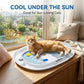 Waterbedmat voor huisdieren – Opblaasbaar, met water gevuld bed voor honden en katten, verkoelende zomermat voor huisdieren met dik, lekbestendig PVC-ontwerp, draagbaar kussen met ijsgevoel voor gebruik binnen en buiten