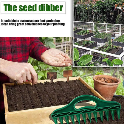 50% KORTING🌱Tuinzaadafstandhouder en -zaaier – Precisiezaaigereedschap met 12 gaten