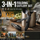 🏕️4-in-1 multifunctionele opvouwbare servies set voor buiten