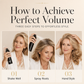 ❄️Zomerfresh 50% Korting!✨Volumegevende Haarspray met Perzikgeur – Lichte Styling Spray voor Fijn, Platvallend en Rijper Haar