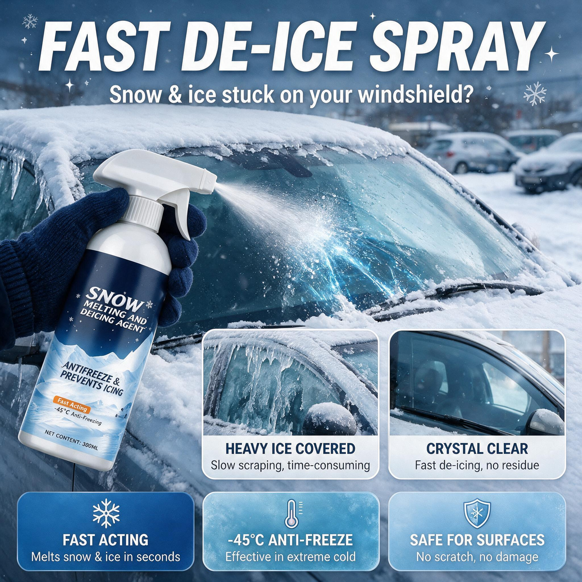 Ontdooimiddel voor Sneeuw en IJs – productafbeelding