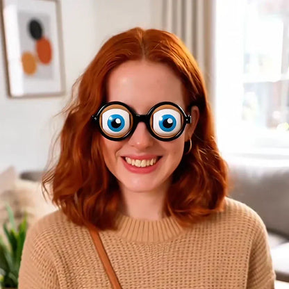 👀 Gekke Knipperbril met Trekkoord｜🎉 Grappige Partybril voor Verkleedfeestjes en Foto’s