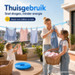 🏠🚫 Geen boren, geen schade! Draagbare waslijn klemt overal – balkon, badkamer of tuin. ⌛ 50% korting! 🔥