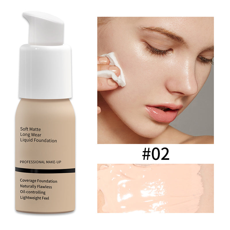 Vloeibare foundation met matte finish – productafbeelding