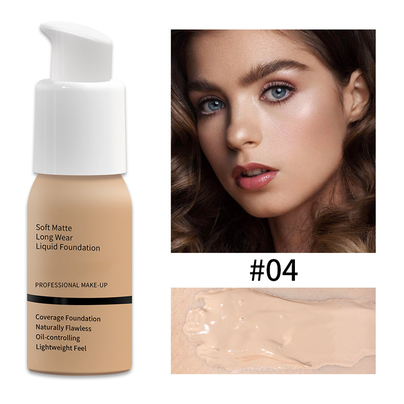 Vloeibare foundation met matte finish – productafbeelding