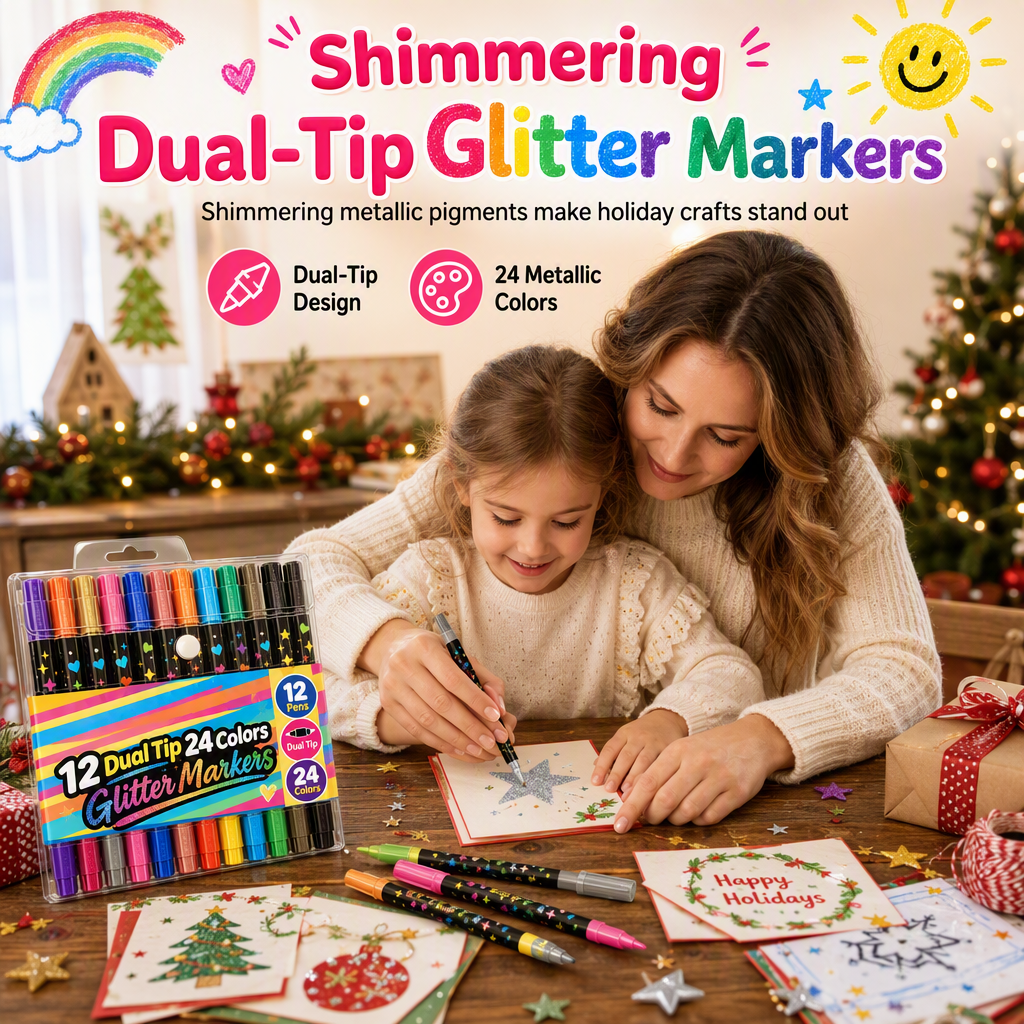 Dubbelzijdige Glitterstiften – productafbeelding
