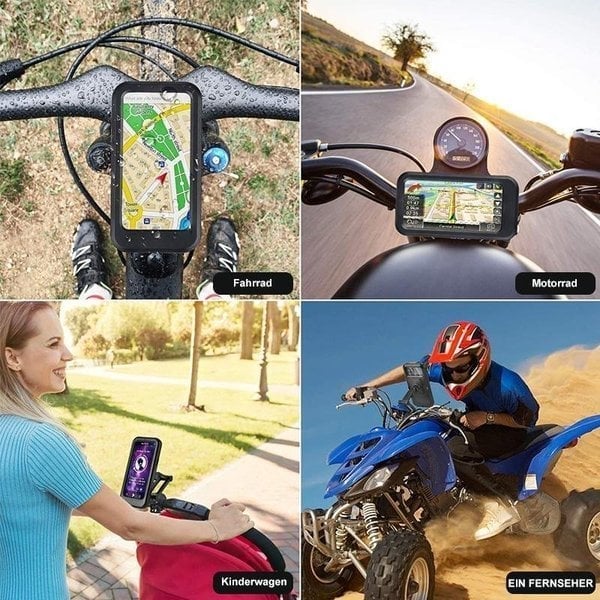 Regenbestendige Telefoonhouder voor Fiets en Motor – productafbeelding