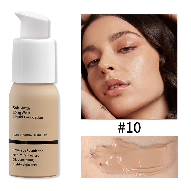 Vloeibare foundation met matte finish – productafbeelding