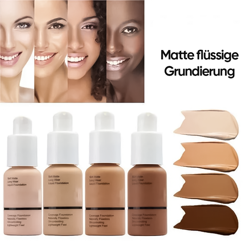 Vloeibare foundation met matte finish – productafbeelding