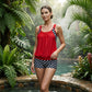 🏖️ Hete zomer – 50% KORTING 👙 Tweedelige bikiniset voor dames met stippen