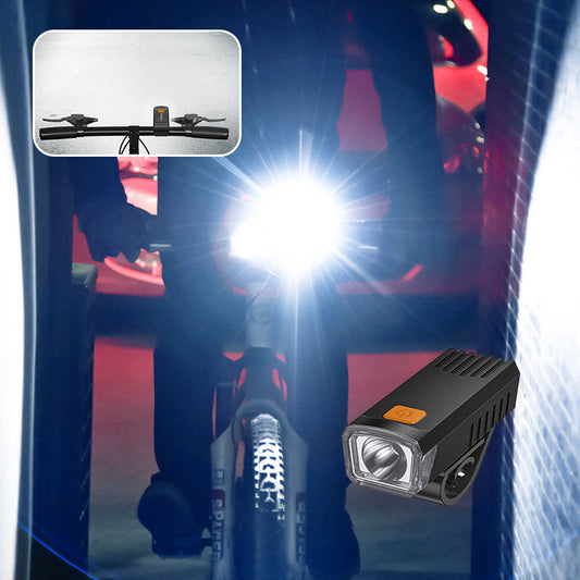 Oplaadbare LED-fietslamp met clip