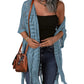 🔥 TIJDELIJKE AANBIEDING: Slechts € 24.99!!😍 Oversized gebreid vest voor dames – Lichtgewicht gehaakt kimono-vest met kwastjes voor de lente en zomer 🌸