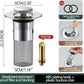 Pop-Up Afvoerfilter voor Wastafels – productafbeelding