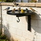 🐦💧 50% KORTING! Aan de muur te bevestigen metalen vogelbad – weerbestendig, gemakkelijk schoon te maken en ideaal voor de tuin, het balkon en het terras 🌿