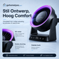 ❄️ Draagbare Mistventilator met USB-C｜💨 Frisse Lucht voor Thuiswerken, Slapen en Studeren