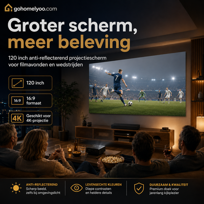 🎁2026 Nieuw binnen 50% KORTING💥Draagbare projector 4K lichtdicht kamerscherm
