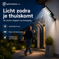 LED-buitenlamp op zonne-energie met bewegingssensor