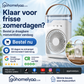 De 2e generatie van de draagbare ventilator met 3-gaatsontwerp en bevochtigingsfunctie: krachtigere luchtstroom en langere gebruiksduur!