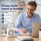 De 2e generatie van de draagbare ventilator met 3-gaatsontwerp en bevochtigingsfunctie: krachtigere luchtstroom en langere gebruiksduur!