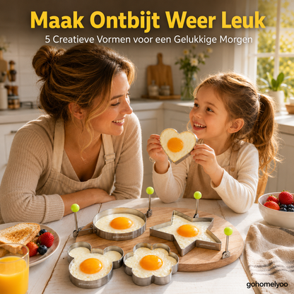 🔥50%korting🔥Roestvrijstalen Gebakken Ei Vormen