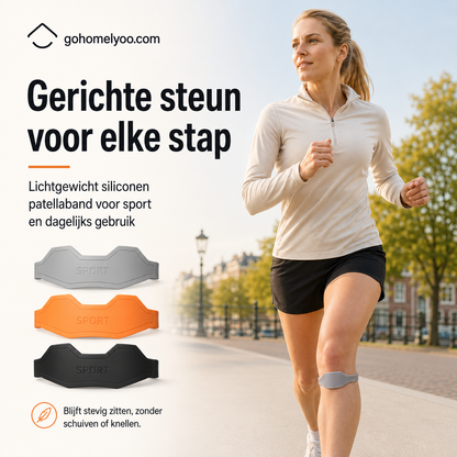 Siliconen bandage voor de knieschijfpees