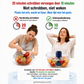 【Verwijdert in 3 minuten 99% van de residuen van bestrijdingsmiddelen en hormonen】Fruit- en groentenreiniger